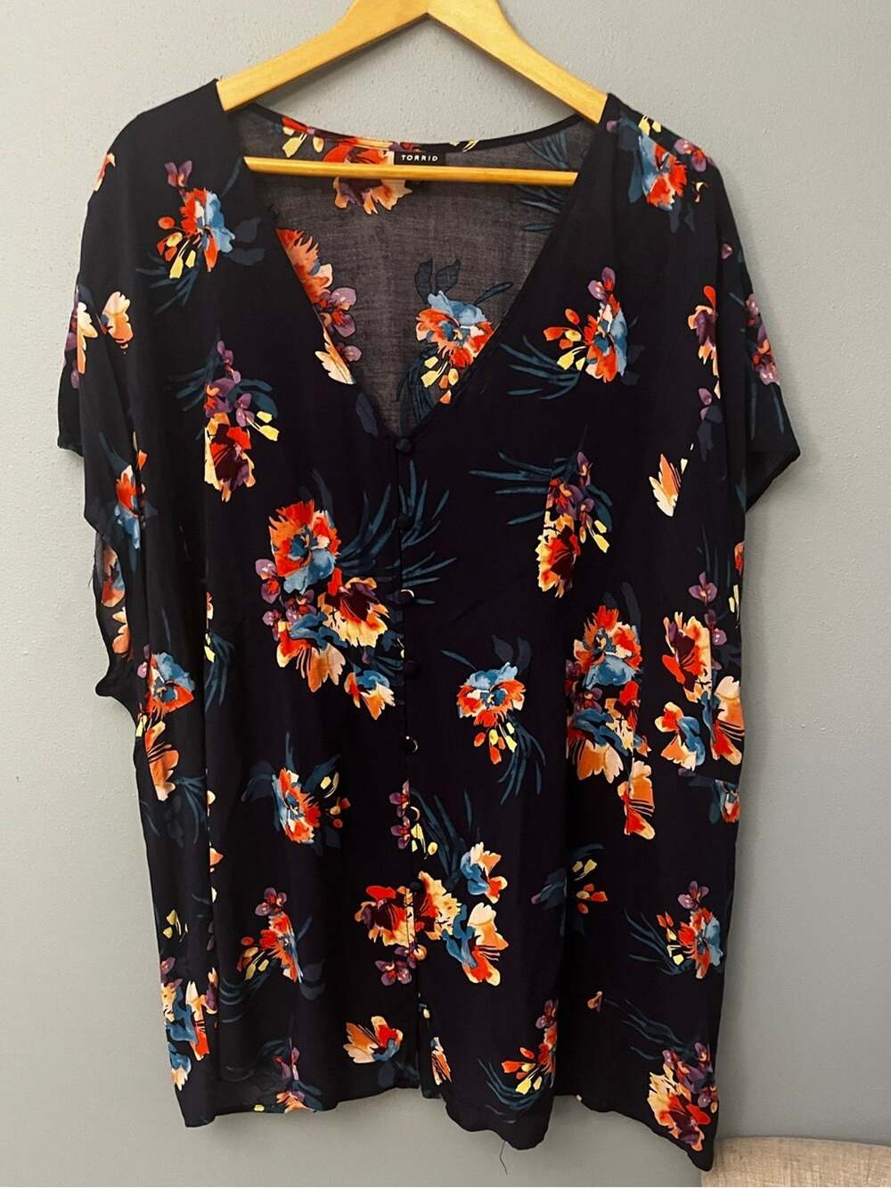 Torrid Floral Blouse
